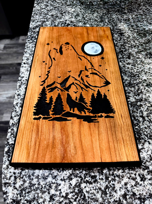 Hand Carved Sign - The Wild