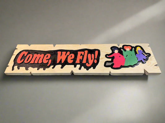 Handcarved Sign - Hocus Pocus