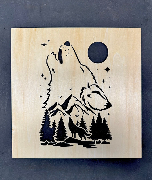 Stencil - Howl at the moon
